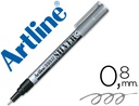 [EK-999 PL] ROTULADOR ARTLINE MARCADOR PERMANENTE TINTA METALICA EK-999 PLATA PUNTA REDONDA 0.8 MM