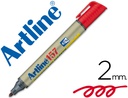 [EK-157 R] ROTULADOR ARTLINE PIZARRA EK-157 ROJO PUNTA REDONDA 2 MM