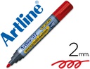 [EK-517 R] ROTULADOR ARTLINE PIZARRA EK-517 ROJO PUNTA REDONDA 2 MM TINTA DE BAJO OLOR