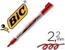 [902089] ROTULADOR BIC VELLEDA LIQUID POCKET PUNTA REDONDA 2,2 MM ROJO