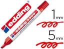 [3300-02] ROTULADOR EDDING MARCADOR 3300 N.2 ROJO PUNTA BISELADA RECARGABLE