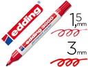 [3000-02] ROTULADOR EDDING MARCADOR PERMANENTE 3000 ROJO -PUNTA REDONDA 1,5-3 MM