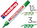 [3000-04] ROTULADOR EDDING MARCADOR PERMANENTE 3000 VERDE PUNTA REDONDA 1,5-3 MM RECARGABLE