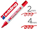 [750-2] ROTULADOR EDDING PUNTA FIBRA 750 ROJO PUNTA REDONDA 2-4 MM