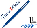 [S0191013] ROTULADOR PAPER MATE FLAIR ORIGINAL PUNTA FIBRA AZUL