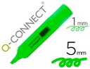 [KF01113] ROTULADOR Q-CONNECT FLUORESCENTE VERDE PUNTA BISELADA