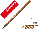 [68/45] ROTULADOR STABILO ACUARELABLE PEN 68 MARRON PUNTA GRUESA 1MM