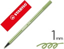 [68/43] ROTULADOR STABILO ACUARELABLE PEN 68 VERDE HOJA PUNTA GRUESA 1MM