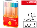 [8820-03] ROTULADOR STABILO PUNTA DE FIBRA POINT 88 COLOR PARADE ESTUCHE DE 20 UNIDADES COLORES SURTIDOS