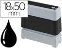 [PR-1850-B] SELLO AUTOMATICO BROTHER 18 MM X 50 MM NEGRO