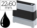 [PR2260B] SELLO AUTOMATICO BROTHER 22 MM X 60 MM NEGRO