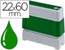 [PR-2260G6P] SELLO AUTOMATICO BROTHER 22 MM X 60 MM VERDE