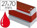 [PR2770R] SELLO AUTOMATICO BROTHER 27 MM X 70 MM ROJO
