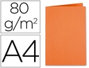 [800026E] SUBCARPETA CARTULINA EXACOMPTA DIN A4 NARANJA 80 GR
