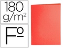 [SC08] SUBCARPETA LIDERPAPEL FOLIO ROJO INTENSO 180G/M2