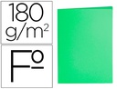[SC10] SUBCARPETA LIDERPAPEL FOLIO VERDE INTENSO 180G/M2