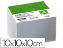 [TA02] TACO PAPEL LIDERPAPEL ENCOLADO BLANCO 1000 HOJAS 100X100X100 MM 80 GR