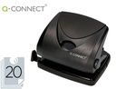 [KF01234] TALADRADOR Q-CONNECT KF01234 NEGRO -ABERTURA 2 MM -CAPACIDAD 20 HOJAS