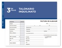[T107] TALONARIO LIDERPAPEL INQUILINATO TRES EN FOLIO 107 CON CONDICIONES