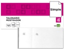 [TL02] TALONARIO LIDERPAPEL MOSTRADOR 60X145 MM TL02 BLANCO CON MATRIZ