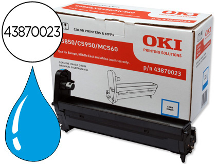 TAMBOR OKI C5850/5950 CIAN -20000PAG-
