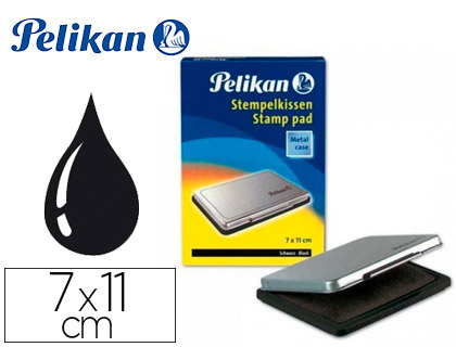 TAMPON PELIKAN N 2 NEGRO 70X110 MM
