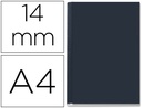 [73930095] TAPA DE ENCUADERNACION CHANNEL RIGIDA 35575 NEGRA LOMO C CAPACIDAD 106/140 HOJAS