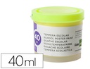 [TP57] TEMPERA LIDERPAPEL ESCOLAR 40 ML AMARILLO LIMON