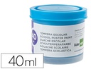 [TP59] TEMPERA LIDERPAPEL ESCOLAR 40 ML AZUL CIAN