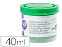 [TP68] TEMPERA LIDERPAPEL ESCOLAR 40 ML VERDE