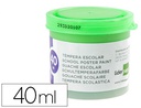 [TP69] TEMPERA LIDERPAPEL ESCOLAR 40 ML VERDE CLARO