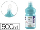 [TP15] TEMPERA LIQUIDA LIDERPAPEL ESCOLAR 500 ML TURQUESA