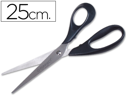 TIJERA OFICINA Q-CONNECT INOXIDABLE 10\&quot; 25 CM BLISTER