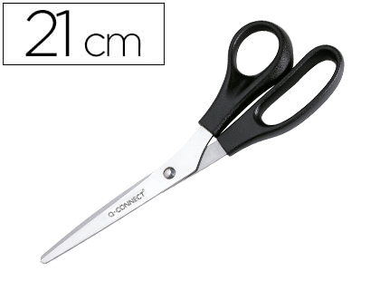 TIJERA OFICINA Q-CONNECT PARA ZURDOS 8\&quot; 21 CM