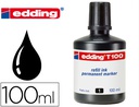 [T100-01] TINTA ROTULADOR EDDING T-100 NEGRO BOTE 100 ML