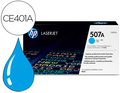 TONER HP 507A LASERJET M551/M570/PRO 500 CIAN 6000 PAG