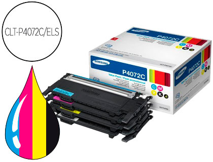 TONER SAMSUNG KIT CMYK CLP-320/325 CLX-3180/3185 NEGRO MAGENTA CIAN AMARILLO