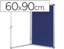 [KF04170] VITRINA DE ANUNCIOS Q-CONNECT MURAL PEQUEÃ‘A FIELTRO AZUL CON PUERTA Y MARCO CON CERRADURA 72X98 CM