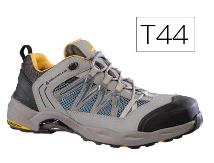 ZAPATOS DE SEGURIDAD DELTAPLUS TREK DE PIEL SERRAJE PUNTERA Y SUELA COMPOSITE GRIS TALLA 44