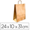 [KF18687] BOLSA KRAFT Q-CONNECT ORO ASA RETORCIDA 240X100X310 MM