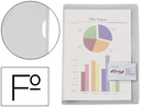 [315000] CARPETA DOSSIER UÑERO PLASTICO PARDO FOLIO TRANSPARENTE