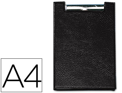 CARPETA SARO PLASTICO CON PINZA DIN A4 COLOR NEGRO