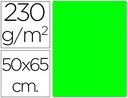 [13777] CARTULINA FLUORESCENTE VERDE 50X65 CM 230 GR