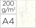 [35084] CARTULINA MARMOLEADA DIN A4 200 GR GRIS PAQUETE DE 100 HOJAS