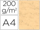 [35082] CARTULINA MARMOLEADA DIN A4 200 GR OCRE PAQUETE DE 100 HOJAS