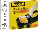 [70016072798 (1665/3319)] CINTA ADHESIVA SCOTCH DOS CARAS 33 MT X 19 MM