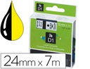 [S0720980] CINTA DYMO 1000 NEGRO-AMARILLO 24 MM X 7 M D1