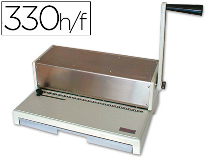 ENCUADERNADORA PARA ESPIRAL YOSAN 64 PERFORA 20 HOJAS TAMAÑO FOLIO PASO 64 5:1 ENCUADERNA HASTA 330 HOJAS