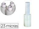 [PLA0100440TR] FILM EXTENSIBLE MANUAL ANCHO 100 MM LARGO 150 MT ESPESOR 23 MICRAS TRANSPARENTE