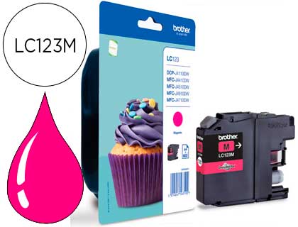 INK-JET BROTHER DCP-J132W/152W /552DW/752DW MFC-J740DW/650DW/870DW MFC-J4410DW/4510DW MAGENTA 600 PAG